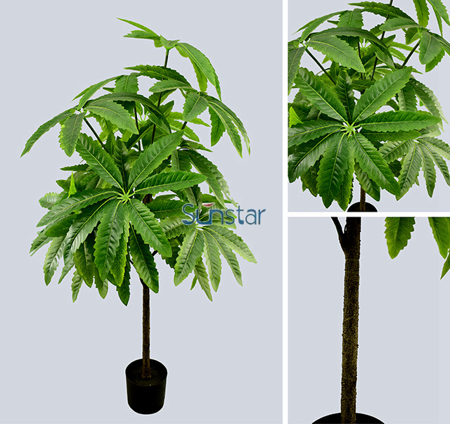 Artificial Plants Tree 100cm Schefflera,potted--green