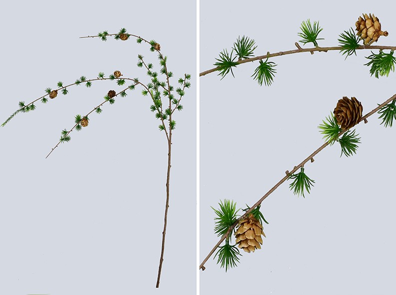 Artificial Plants Christmas Item 110cm Larch Spray--green